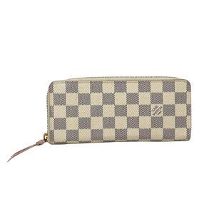 LOUIS VUITTON Portefeuille Clmence N61264 Rose Ballerine Damier - GI1196